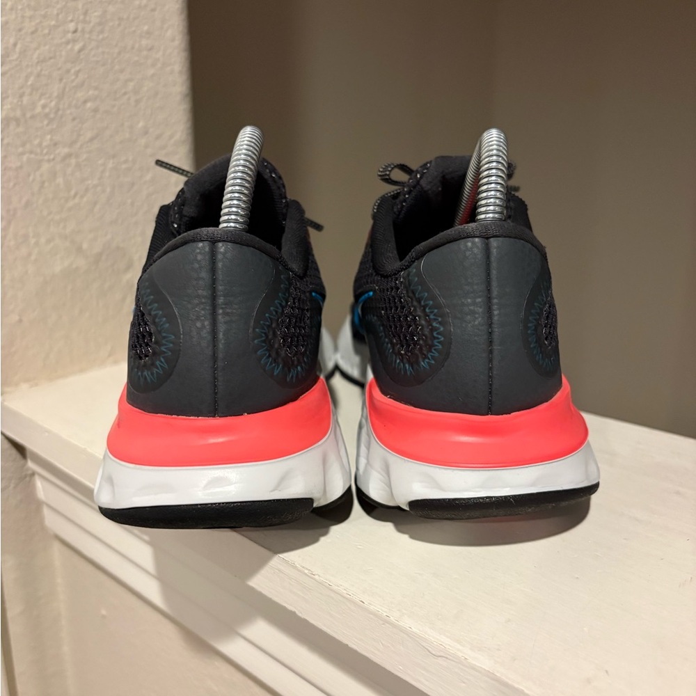 Nike Renew Run Youth Size 5Y  Sneaker Black Blue Red Shoes CT1430-090 - Picture 6 of 9